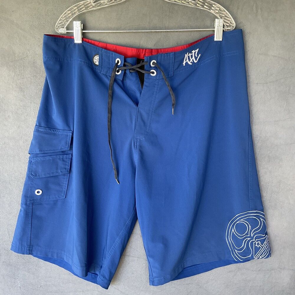 Hawaiian Island Creations Board Shorts Mens 36 Swim Trunks Surf Beach HIC Hawaii